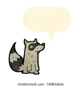 cartoon raccoon