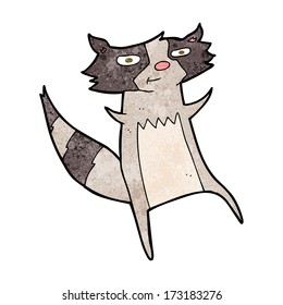 cartoon raccoon