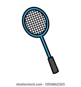 Cartoon Racket Illustration