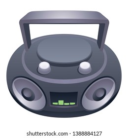 Cartoon radio icon. Illustration of cartoon radio vector icon for web design isolated on white background