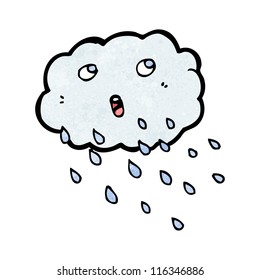 cartoon rain cloud