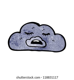 cartoon rain cloud