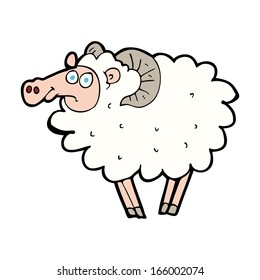 Cartoon Ram Stock Vector (Royalty Free) 166002074 | Shutterstock