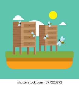 cartoon ranch illustration