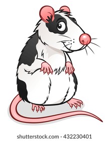 Cartoon rat pet