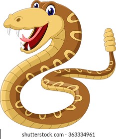 Cartoon rattlesnake