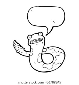 cartoon rattlesnake