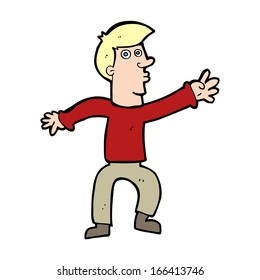 caricatura que llega al hombre