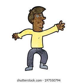 caricatura que llega al hombre