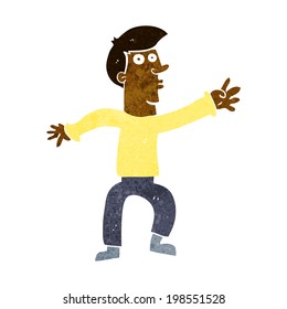 caricatura que llega al hombre