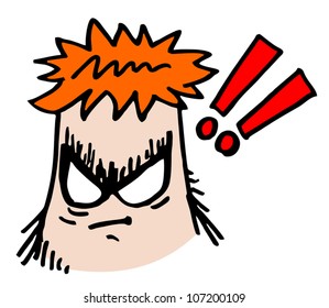 Cartoon rebel style