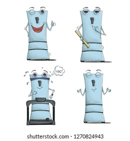 Cartoon refrigerator set