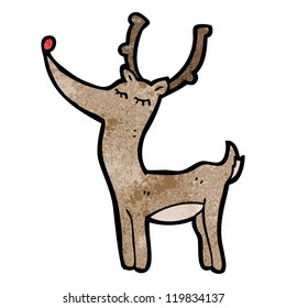 cartoon reindeer