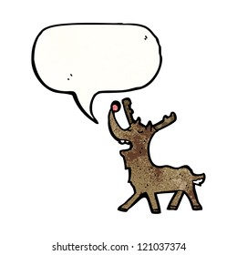reno de dibujos animados