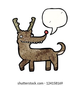 reno de dibujos animados