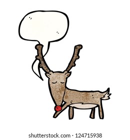 cartoon reindeer