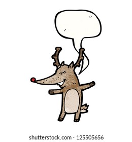 reno de dibujos animados