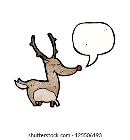 reno de dibujos animados