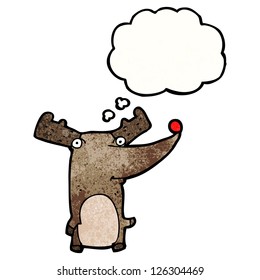 cartoon reindeer