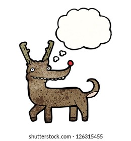 cartoon reindeer