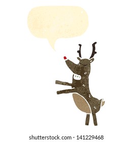 cartoon reindeer