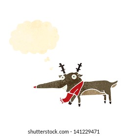 cartoon reindeer