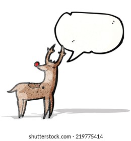 cartoon reindeer