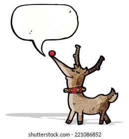 cartoon reindeer