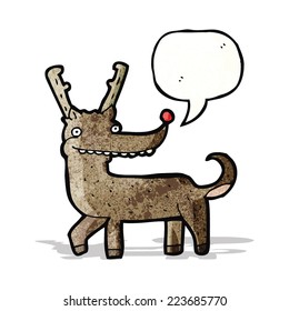 cartoon reindeer