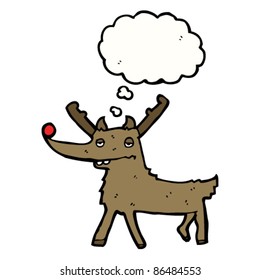 cartoon reindeer