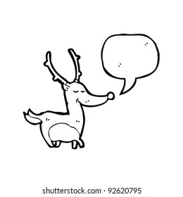 Cartoon Rentiere