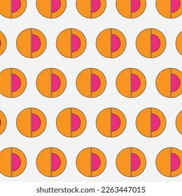 Cartoon retro backgrounds.Wallpaper in a trendy retro psychedelic cartoon style. Isolated vector illustration. Geometric abstract shapes.Retro background
