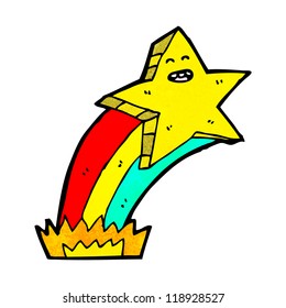 cartoon retro star character