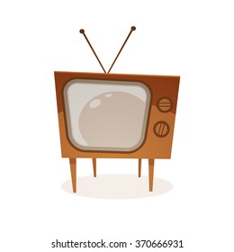 Cartoon Retro Tv
