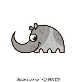 cartoon rhino