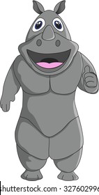 cartoon rhino
