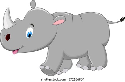 Cartoon rhino