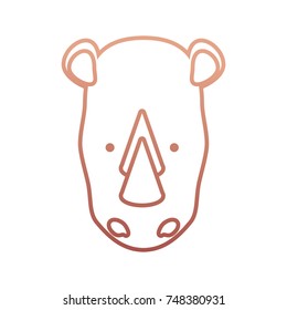 cartoon rhino icon