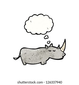 cartoon rhinoceros