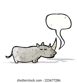 cartoon rhinoceros