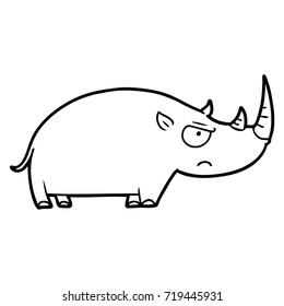 cartoon rhinoceros