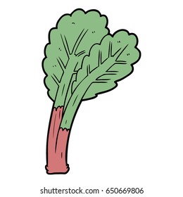 cartoon rhubarb