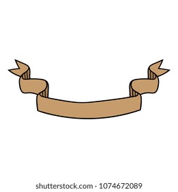 Cartoon Ribbon Illustration