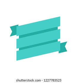 Cartoon ribbon set vector illustration. Banner ribbon vector set. Colored ribbon for decoration