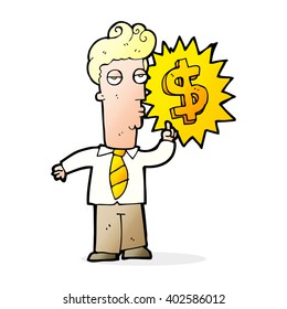 cartoon rich man