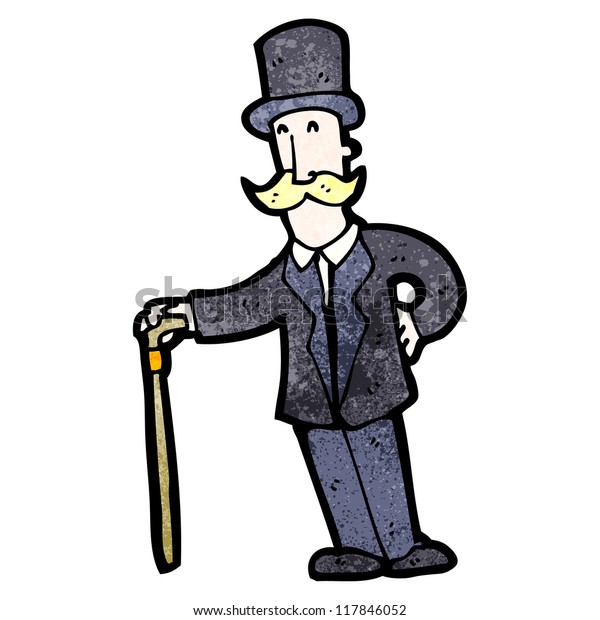 Cartoon Rich Man Stock Vector (Royalty Free) 117846052