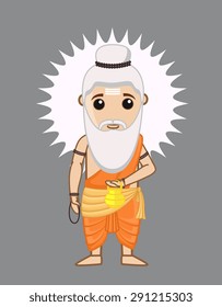 Cartoon Righi - A Hindu Sage