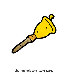 cartoon ringing hand bell