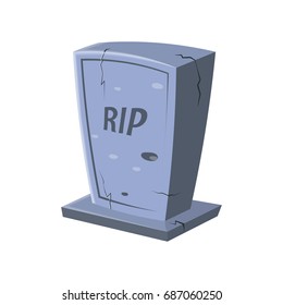 Cartoon rip. Vector illustration.