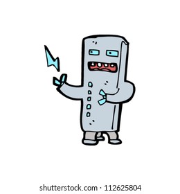 cartoon robot
